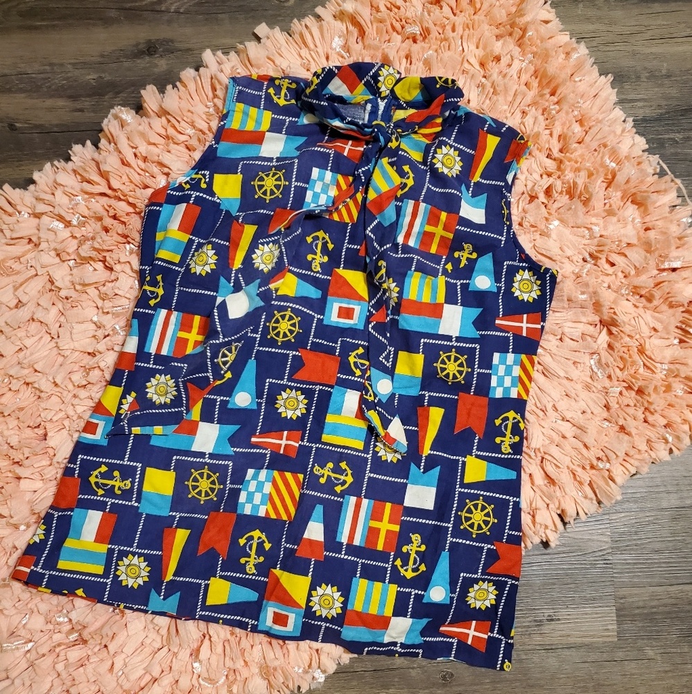 RARE, custom Nautical Shirt/Dress